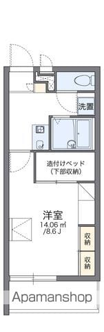 レオパレス田村の間取り写真