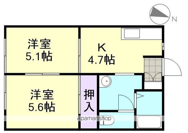 フレグランス寿 A棟の間取り写真