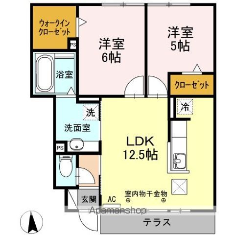 東海道本線 西焼津駅 徒歩20分 2階建 築10年の間取り写真