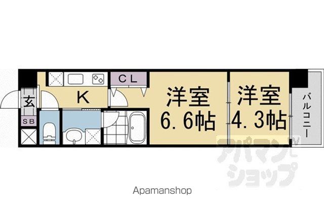 アート西大路レジデンスの間取り写真