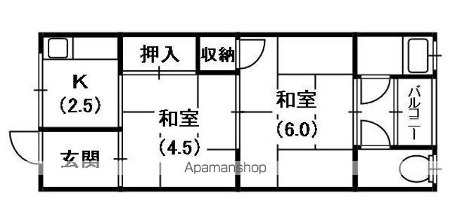 清谷マンションの間取り写真
