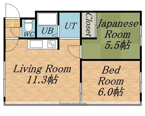 クレアール月寒Bの間取り写真