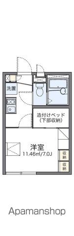 レオパレスフルールの間取り写真