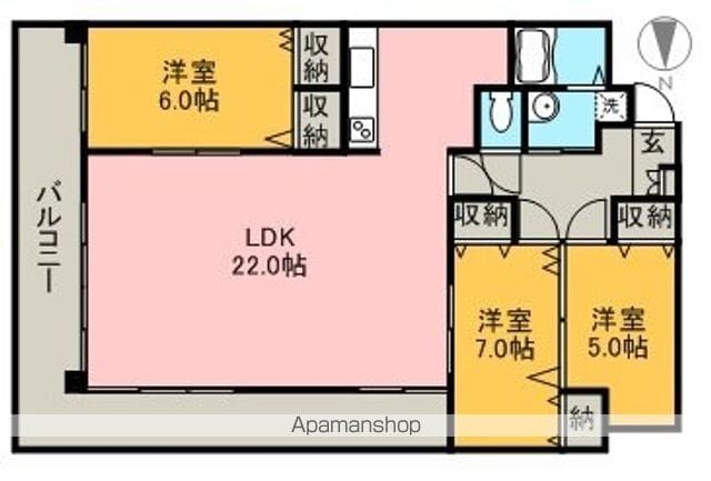 ベルレジョンの間取り写真