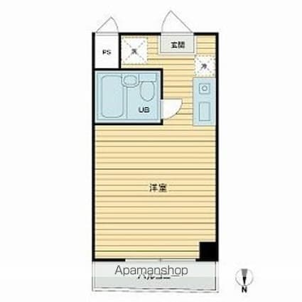 メゾン・ド経堂[1R/19.18m2]の間取図