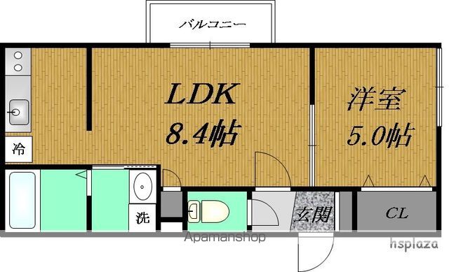 アクアトピア福住の間取り写真