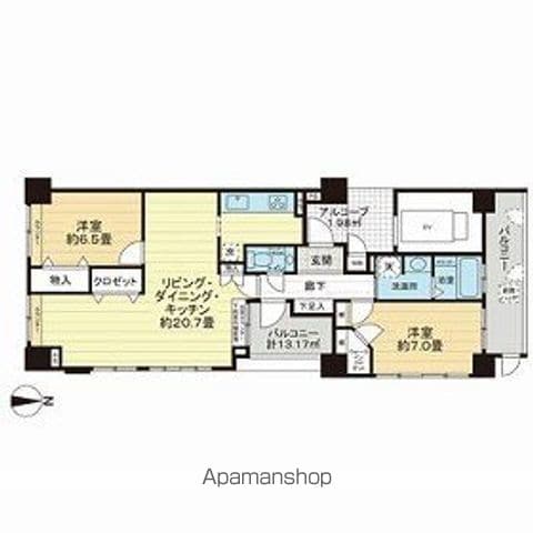 サーパス堀川今出川の間取り写真