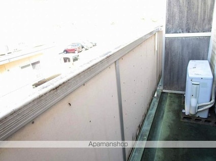 徳島県徳島市八万町大野[1R/24.16m2]のバルコニー