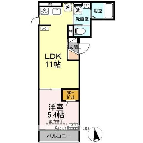 セレスティア東向島の間取り