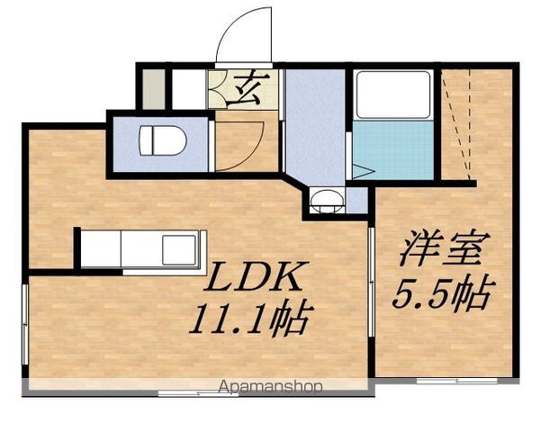 ラヴェーラ円山鳥居前の間取り写真
