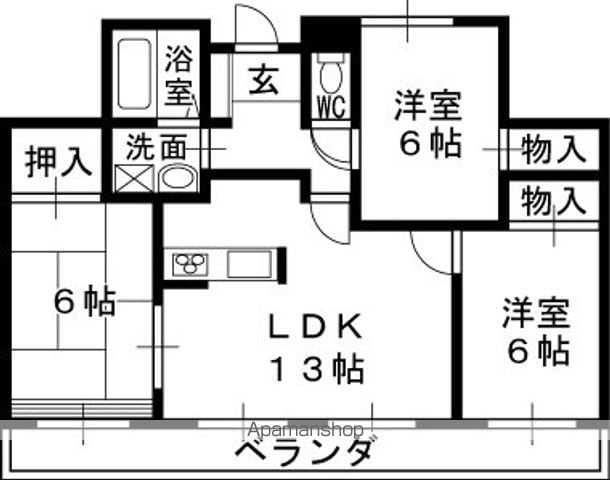 柳本北館の間取り写真