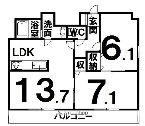 FIVE STARの間取り写真