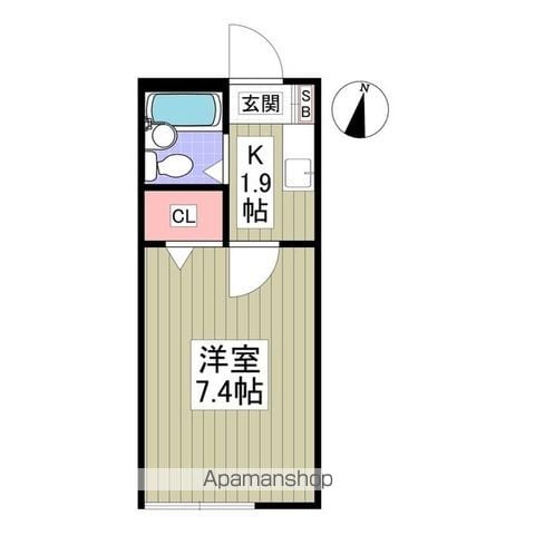 ヒルトップハイツの間取り写真