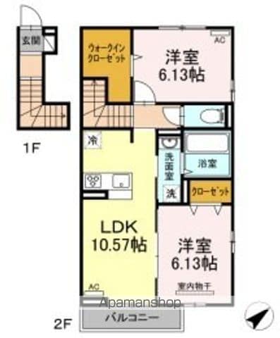 エランドールの間取り写真
