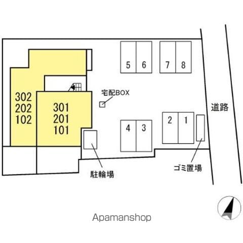 ウィステリアⅢ 201 ｜ 福岡県福岡市南区横手３丁目40-5（賃貸アパート2LDK・2階・59.06㎡） その6