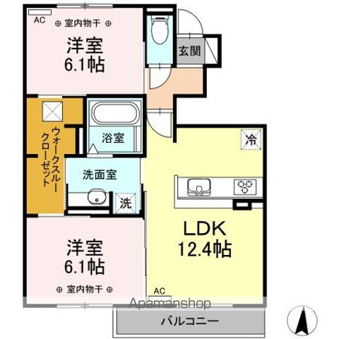 東海道本線 木曽川駅 徒歩5分 2階建 築7年の間取り写真