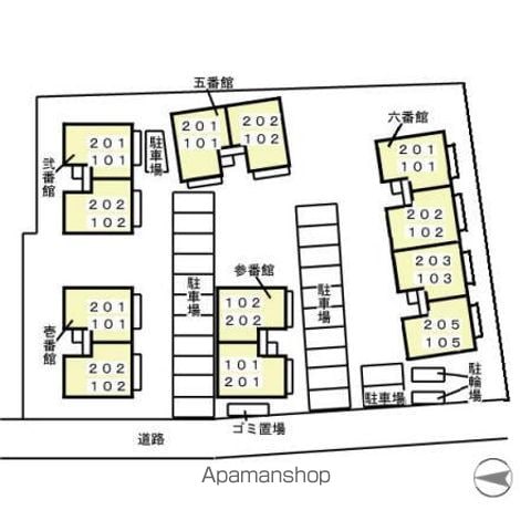 アンクレージュ　壱六番館 6105 ｜ 千葉県船橋市南三咲３丁目7-31(壱),-30(弐),-32(参),-33（賃貸アパート3LDK・1階・65.46㎡） その24