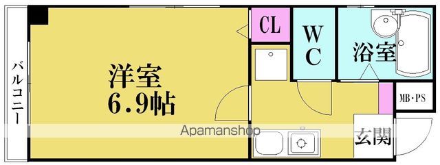 名古屋市東山線 池下駅 徒歩2分 4階建 築20年の間取り写真