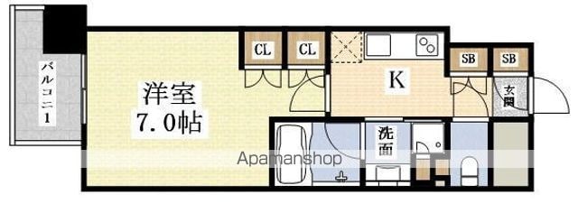 アーバネックス江坂広芝の間取り写真
