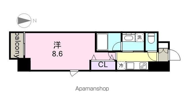 PURE RESIDENCE 名駅南の間取り写真