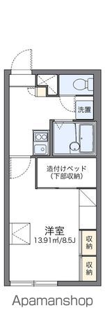 レオパレス新さっぽろIIIの間取り写真