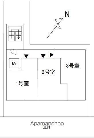 プリンシズコート渡辺通 303号室 ｜ 福岡県福岡市中央区清川２丁目6-14（賃貸マンション1LDK・3階・34.49㎡） その15