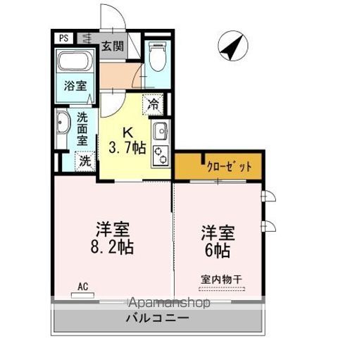 サンシストの間取り写真
