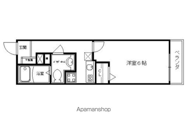 CASTLE SHINRAKUの間取り写真