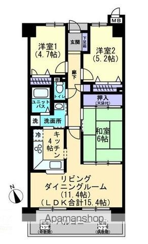 アルファステイツ太田IIの間取り写真