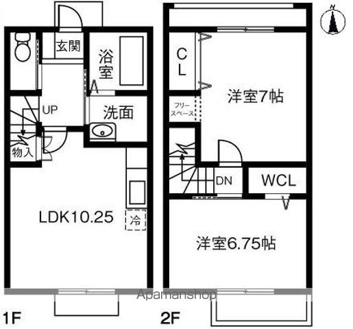 【アムールの間取り】