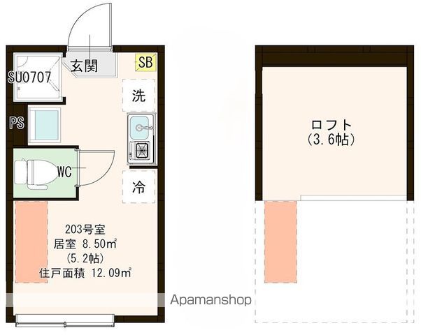 メゾン フルール 小岩駅前の間取り写真