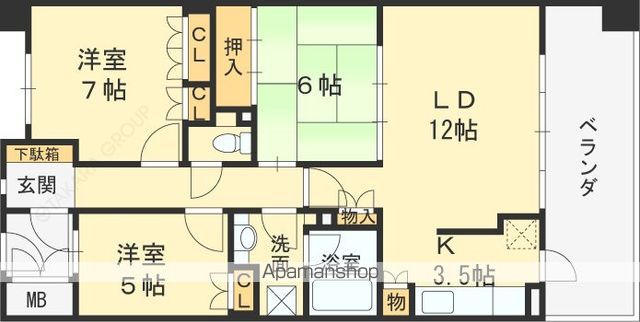 西宮門戸アーバンライフパークヴィレの間取り写真