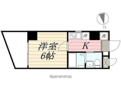 ＴＲＵＴＨ　ＣＨＡＲＭＥ[1K/20.3m2]の間取図