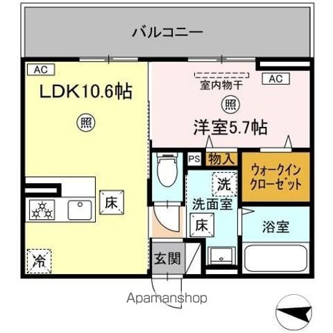 シャルマン12の間取り写真