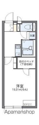 レオネクストアビイロード[1K/26.08m2]の間取図