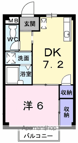 あうんハイツの間取り写真