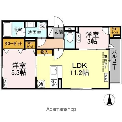 セレスティア北小岩Vの間取り写真