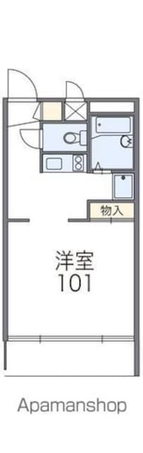 レオパレス要町Ⅱ[1K/23.18m2]の間取図