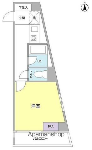 サンパティーク新町の間取り写真