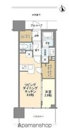 プラウド難波の間取り写真