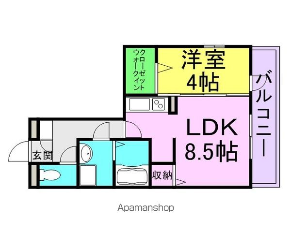 アーバンハイツ段上の間取り写真