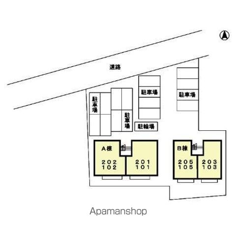 アンプルールB棟の外観写真