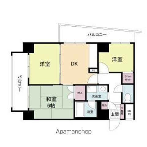 第一玉造マンションの間取り写真