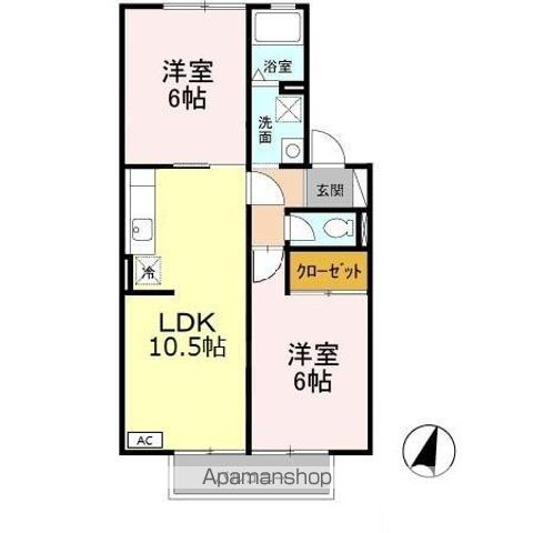 ランセNの間取り写真