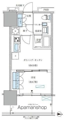 パークアクシス西大島コンフォートスクエアの間取り写真