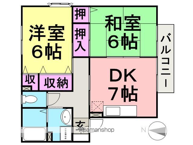 ローズヒップガーデンの間取り写真