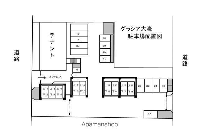 グラシア大濠 308 ｜ 福岡県福岡市中央区鳥飼２丁目5-6（賃貸マンション1LDK・3階・42.38㎡） その22