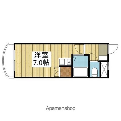 α－ＮＥＸＴ高砂[1R/20.25m2]の間取図