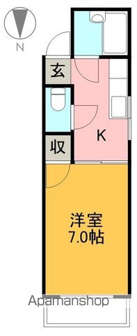 コーポAKIの間取り写真