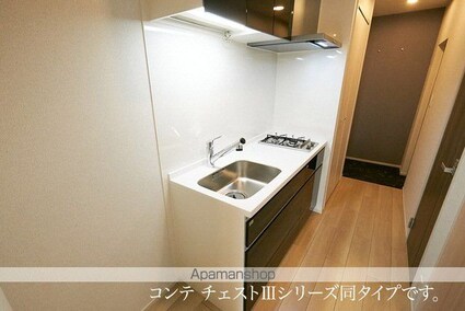 ヒカルサ甲府国母　ウエスト[1K/31.21m2]のキッチン